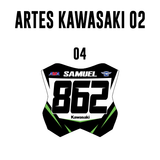 Adesivo Mini Plate - Kawasaki 02