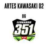 Adesivo Mini Plate - Kawasaki 02