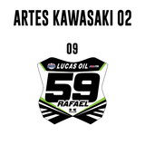 Adesivo Mini Plate - Kawasaki 02