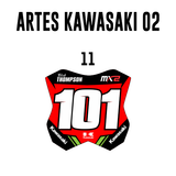 Adesivo Mini Plate - Kawasaki 02