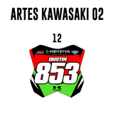 Adesivo Mini Plate - Kawasaki 02