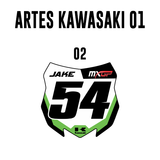 Adesivo Mini Plate - Kawasaki 01