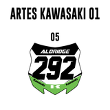 Adesivo Mini Plate - Kawasaki 01