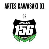 Adesivo Mini Plate - Kawasaki 01