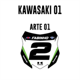 Adesivo Mini Plate - Kawasaki 01