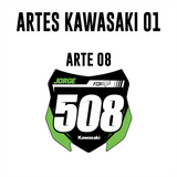 Adesivo Mini Plate - Kawasaki 01