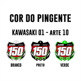 Pingente Mini Plate - Kawasaki 01