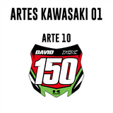 Adesivo Mini Plate - Kawasaki 01