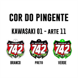 Pingente Mini Plate - Kawasaki 01