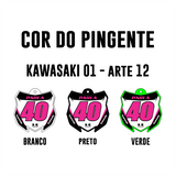Pingente Mini Plate - Kawasaki 01