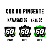 Pingente Mini Plate - Kawasaki 02