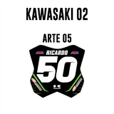 Adesivo Mini Plate - Kawasaki 02