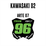 Adesivo Mini Plate - Kawasaki 02