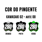 Pingente Mini Plate - Kawasaki 02