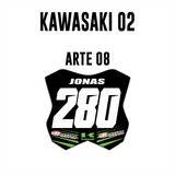 Adesivo Mini Plate - Kawasaki 02