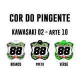 Pingente Mini Plate - Kawasaki 02