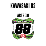 Adesivo Mini Plate - Kawasaki 02