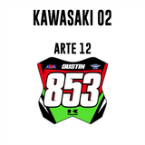 Adesivo Mini Plate - Kawasaki 02