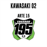 Adesivo Mini Plate - Kawasaki 02