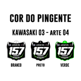 Pingente Mini Plate - Kawasaki 03