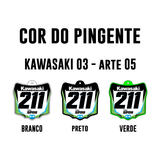 Pingente Mini Plate - Kawasaki 03