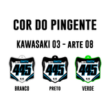 Pingente Mini Plate - Kawasaki 03
