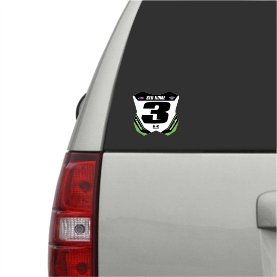Adesivo Mini Plate - Kawasaki 02