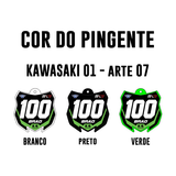Pingente Mini Plate - Kawasaki 01