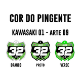 Pingente Mini Plate - Kawasaki 01