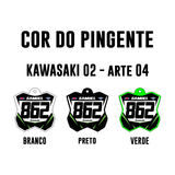 Pingente Mini Plate - Kawasaki 02