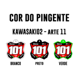 Pingente Mini Plate - Kawasaki 02