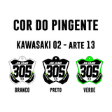Pingente Mini Plate - Kawasaki 02