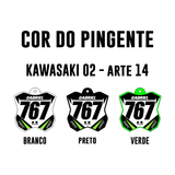 Pingente Mini Plate - Kawasaki 02
