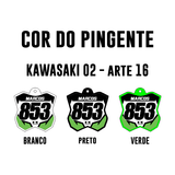 Pingente Mini Plate - Kawasaki 02