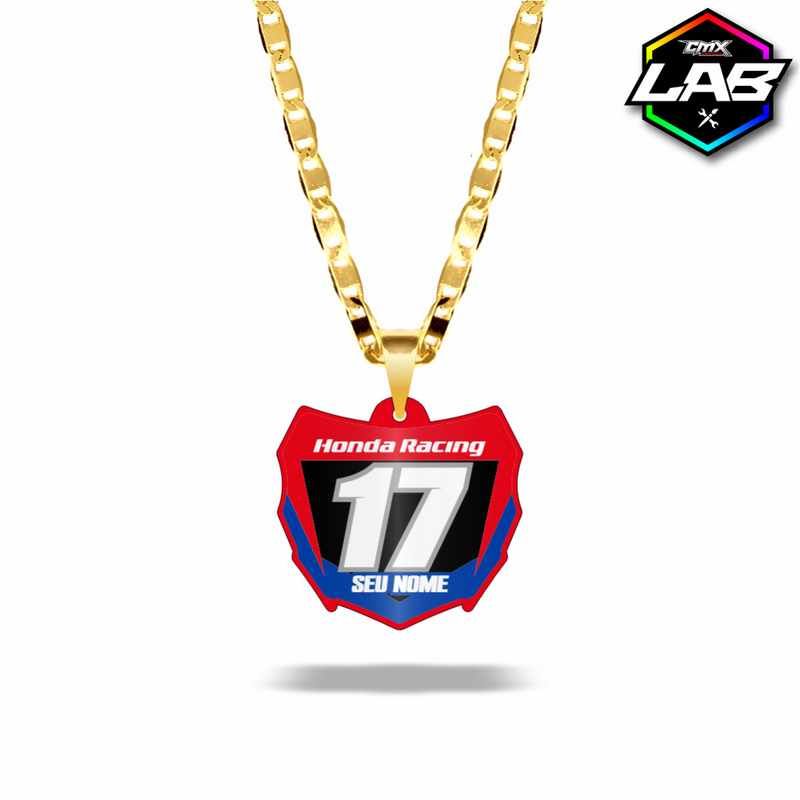 Correntinha Mini Plate Biker - Arte 05