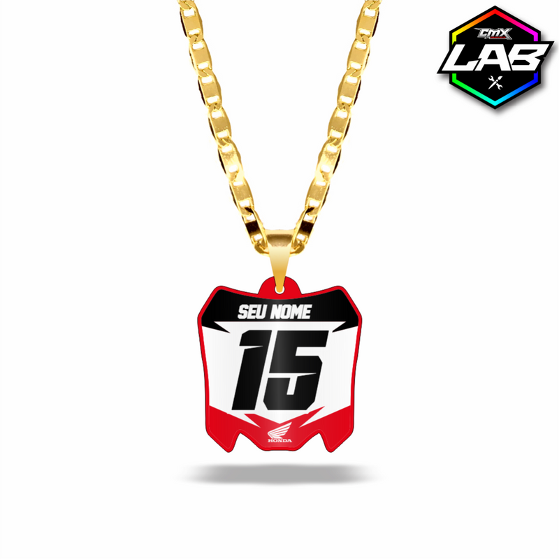 Correntinha Mini Plate Honda 01 - Arte 03