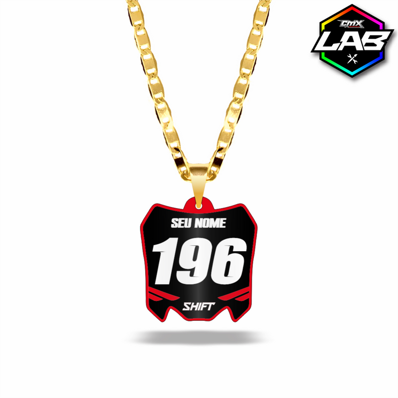 Correntinha Mini Plate Honda 01 - Arte 05