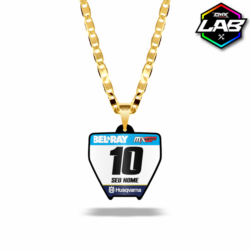 Correntinha Mini Plate Husqvarna - Arte 02