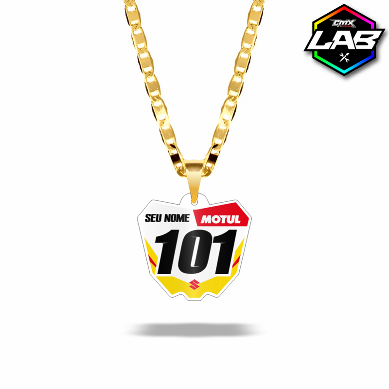 Correntinha Mini Plate Suzuki - Arte 01