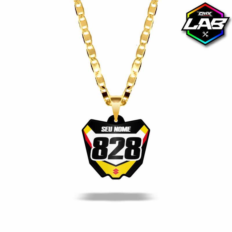 Correntinha Mini Plate Suzuki - Arte 03