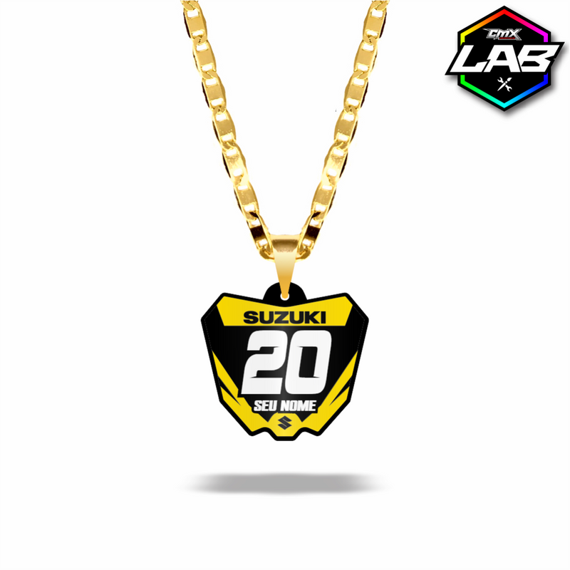 Correntinha Mini Plate Suzuki - Arte 04