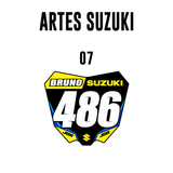 Adesivo Mini Plate - Suzuki