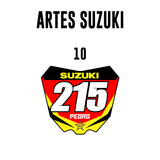 Adesivo Mini Plate - Suzuki