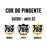 Pingente Mini Plate - Suzuki