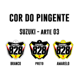 Pingente Mini Plate - Suzuki